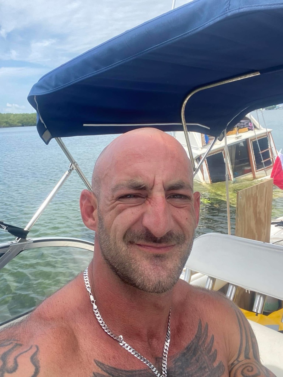 Davy Jones Divers team with a yacht they serviced in South Florida waters